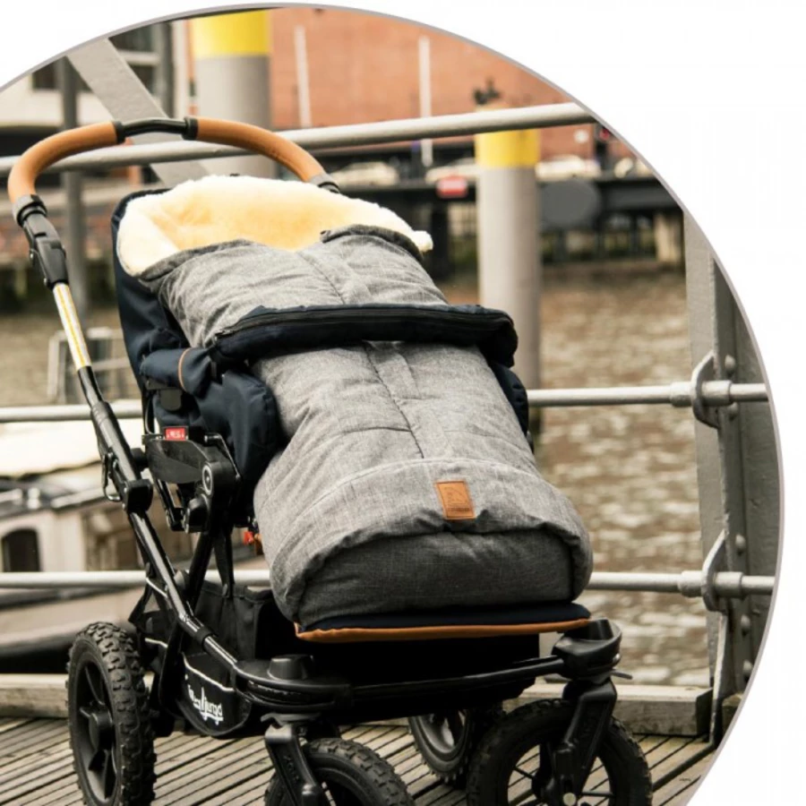 Heitmann Premium Lammfellfußsack beige