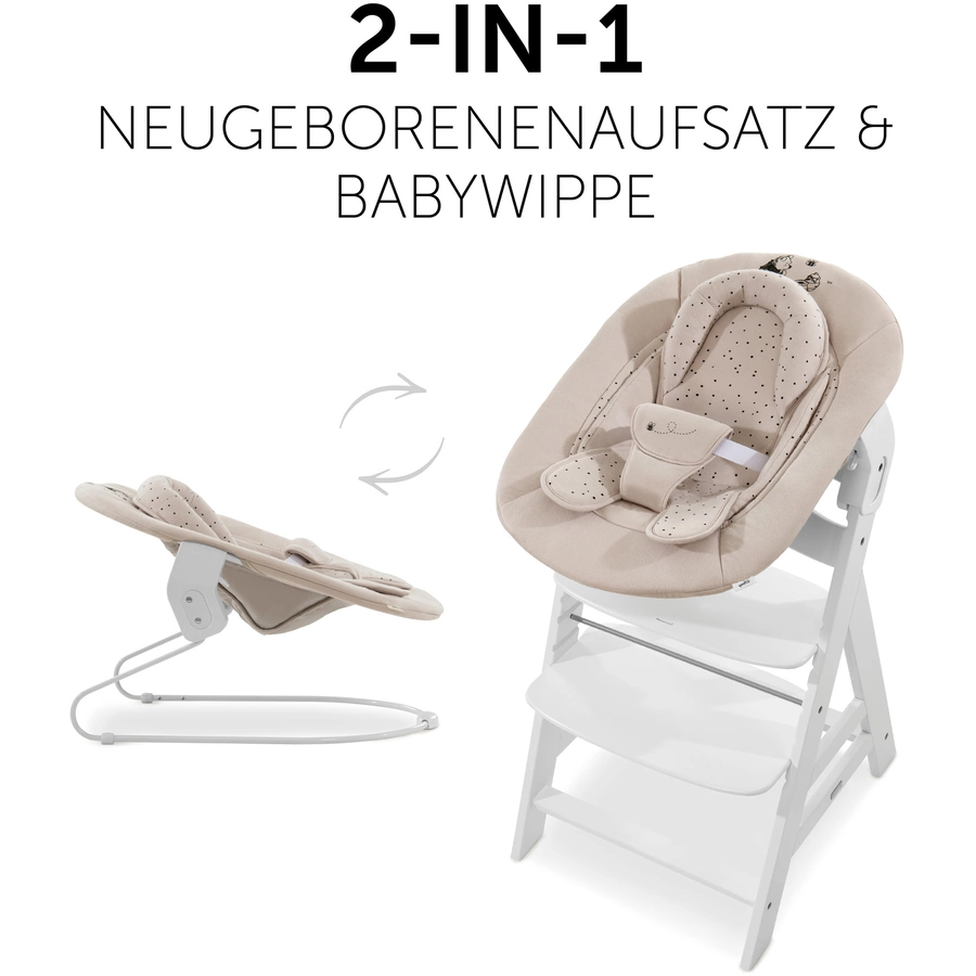 Hauck Babyaufsatz Alpha Bouncer 2in1 Winnie the Pooh Beige