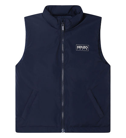 Kenzo Daunenweste - Navy m. Weiß
