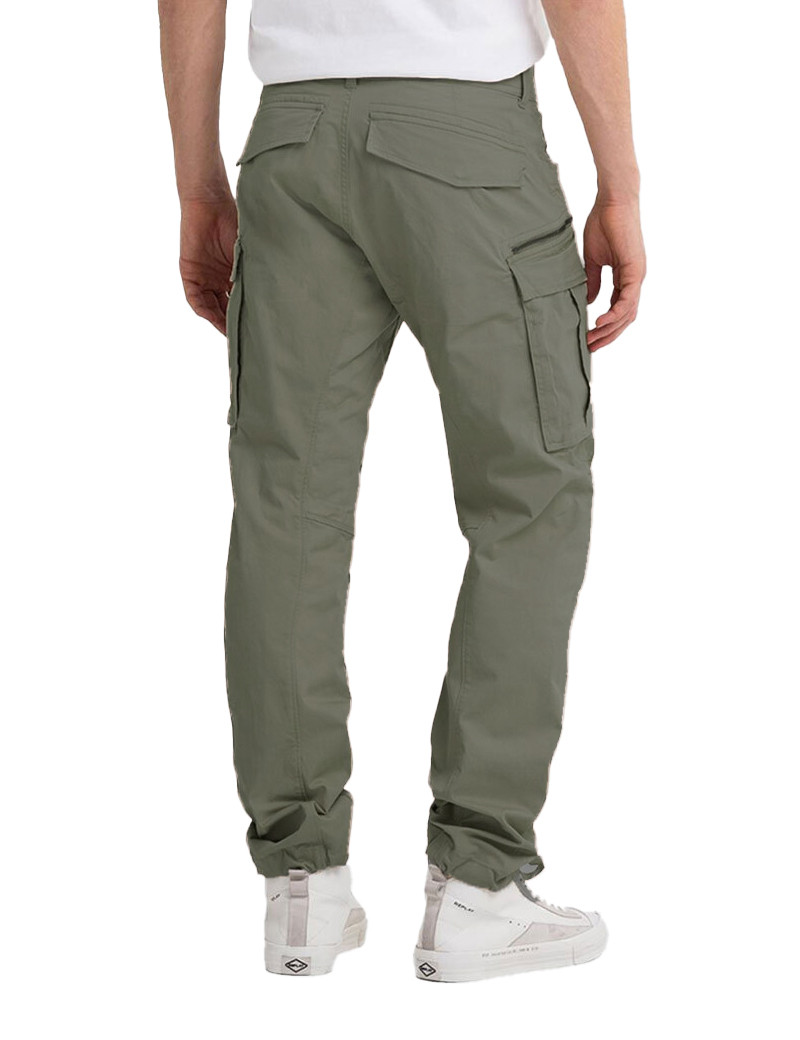 REPLAY PANTALON CARGO JOE KAKI