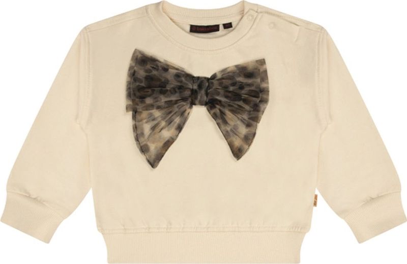 Bakkaboe meisjes sweater - Ecru