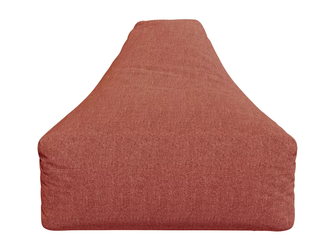 Pouf poire de jardin en tissu - Terracotta - KURUBI de MYLIA