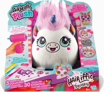 Canal Toys Airbrush Plush Hair'iffic Squishy Kosedyr Pal-Princess  17 cm