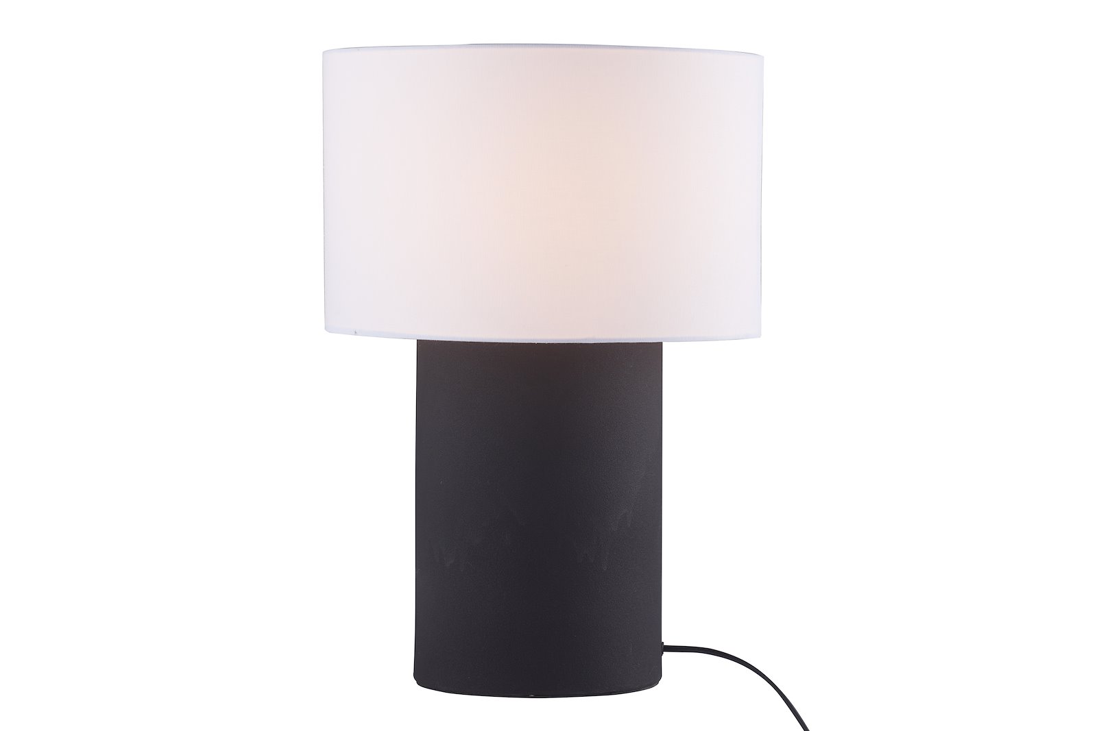 San Remo bordlampe Sort med linfarget skjerm E27