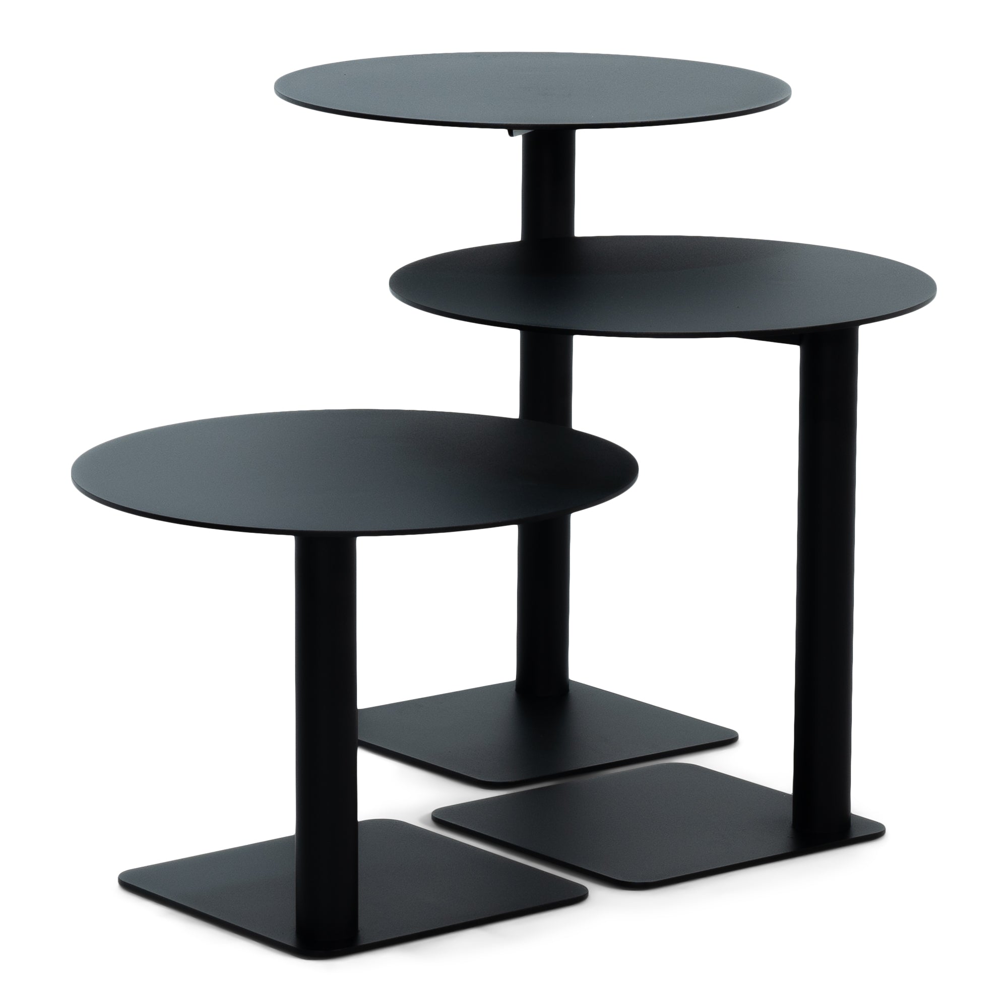 Spinder Design bijzettafel Sunny 40 - Zwart - Ã 40