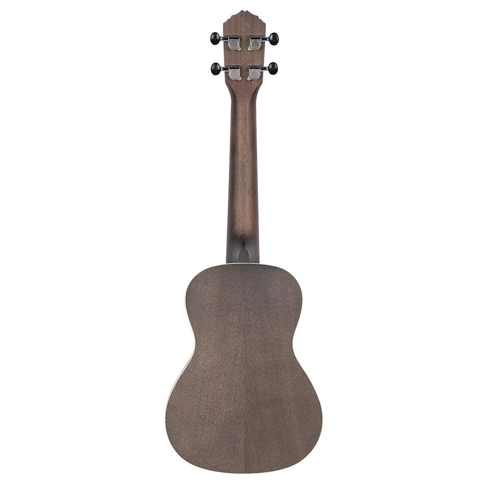 Ortega RUCOAL-L Earth Series Concert Size Ukulele Coal Black linkshandige concert ukelele