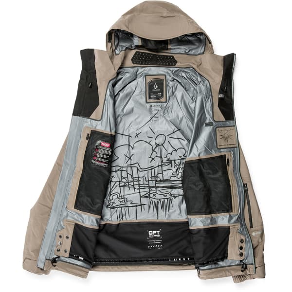 Veste de ski VOLCOM GUCH STRETCH GORE JACKET CHESTNUT BROWN