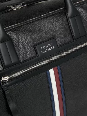 Bolsa de viagem premium em couro com fita exclusiva