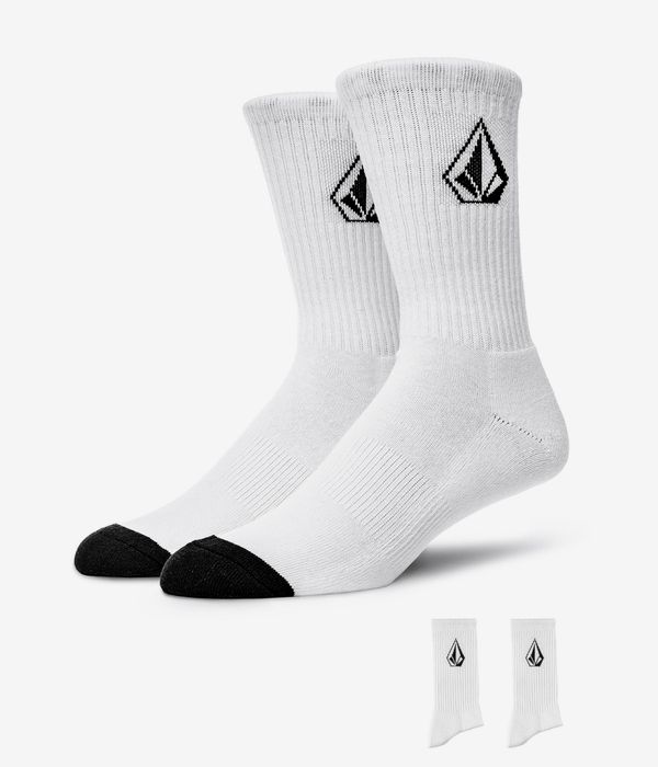 Volcom Full Stone Socken US 9-12 (white) 3er Pack
