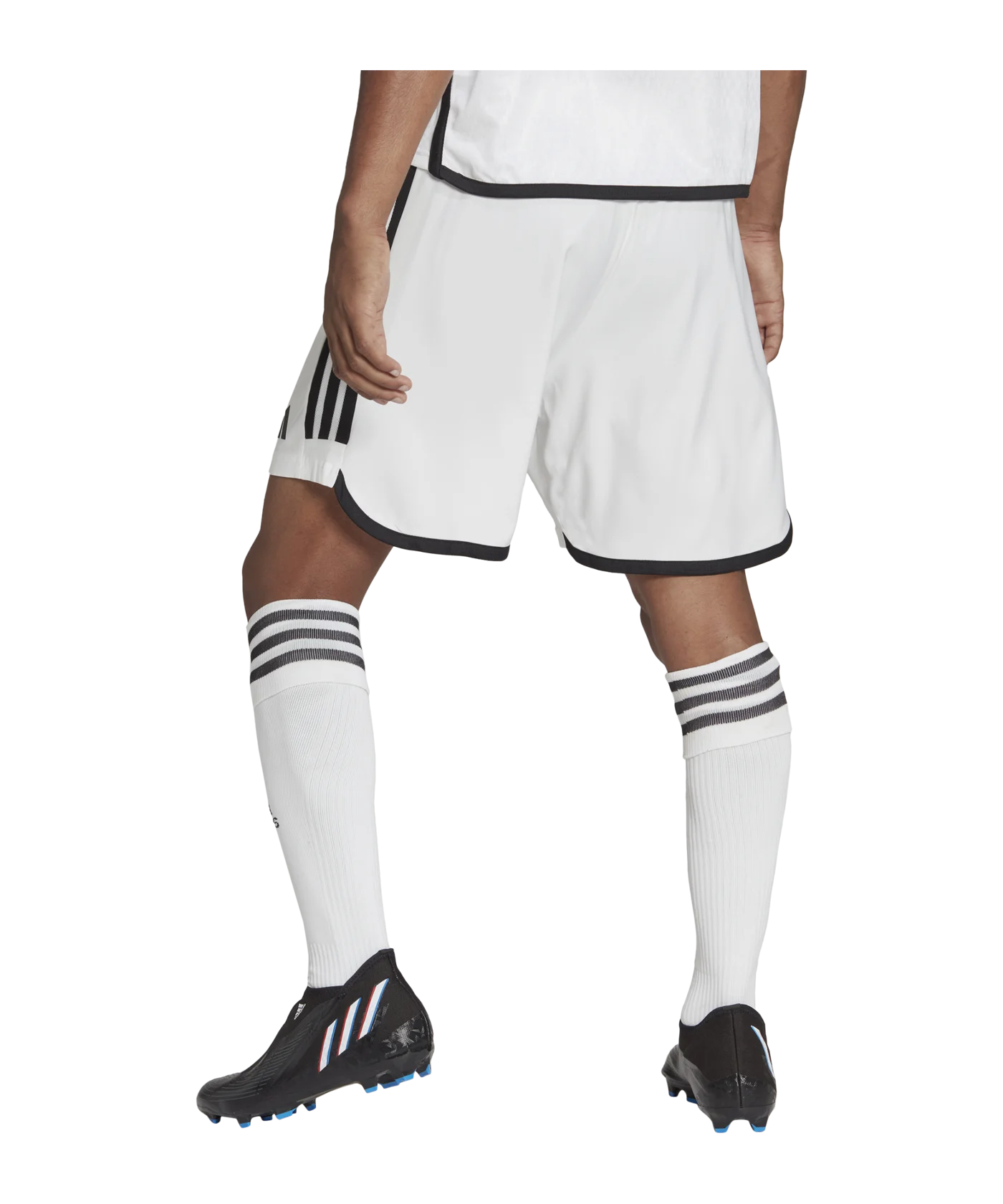 adidas Tiro 23 Match Short Weiss Schwarz