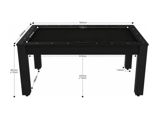 Table de Billard Convertible 