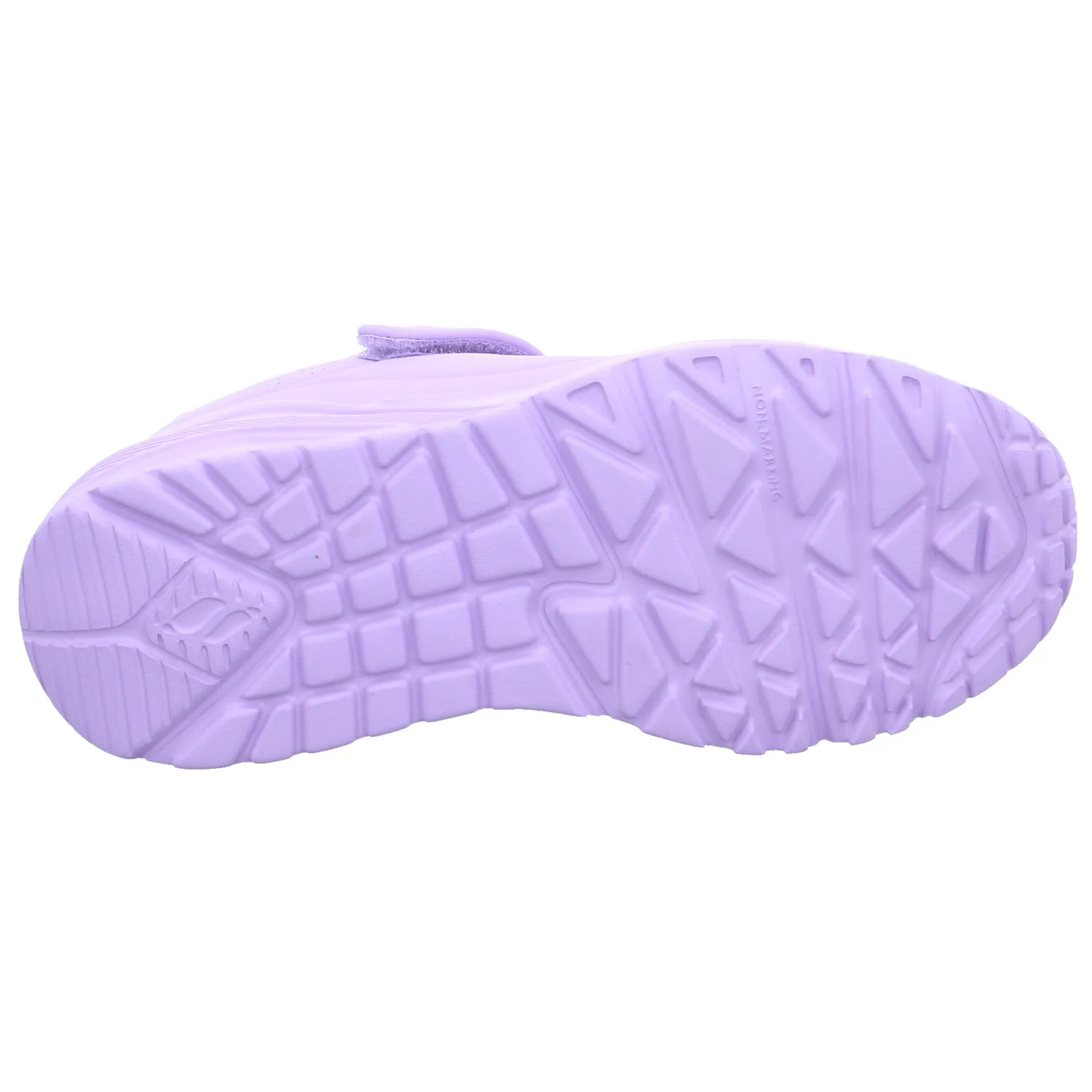 SKECHERS Mädchen-Halbschuh Klett Flieder Lederimitat  Sneaker