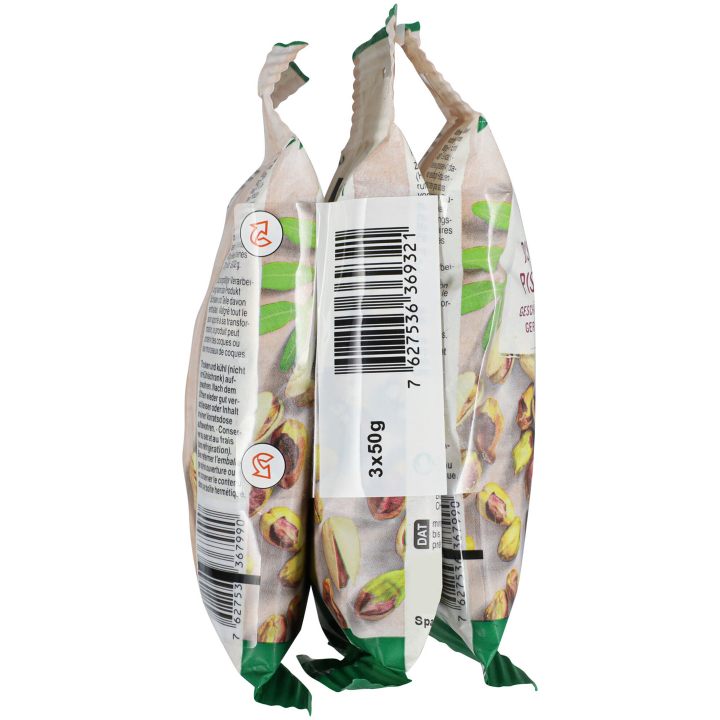 Naturaplan Bio Pistazien geröstet 3x50g