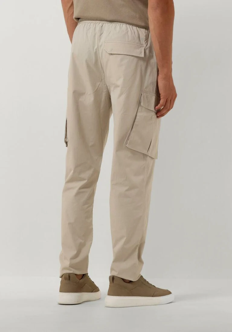 PURE PATH zand pure path cargobroeken cargo pants with cords