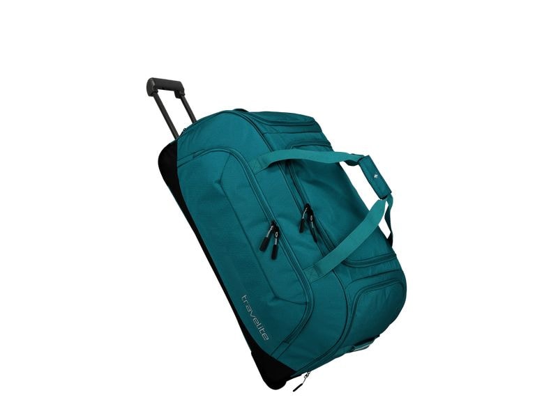 travelite Kick Off Rollenreisetasche XL Petrol Reisekoffer