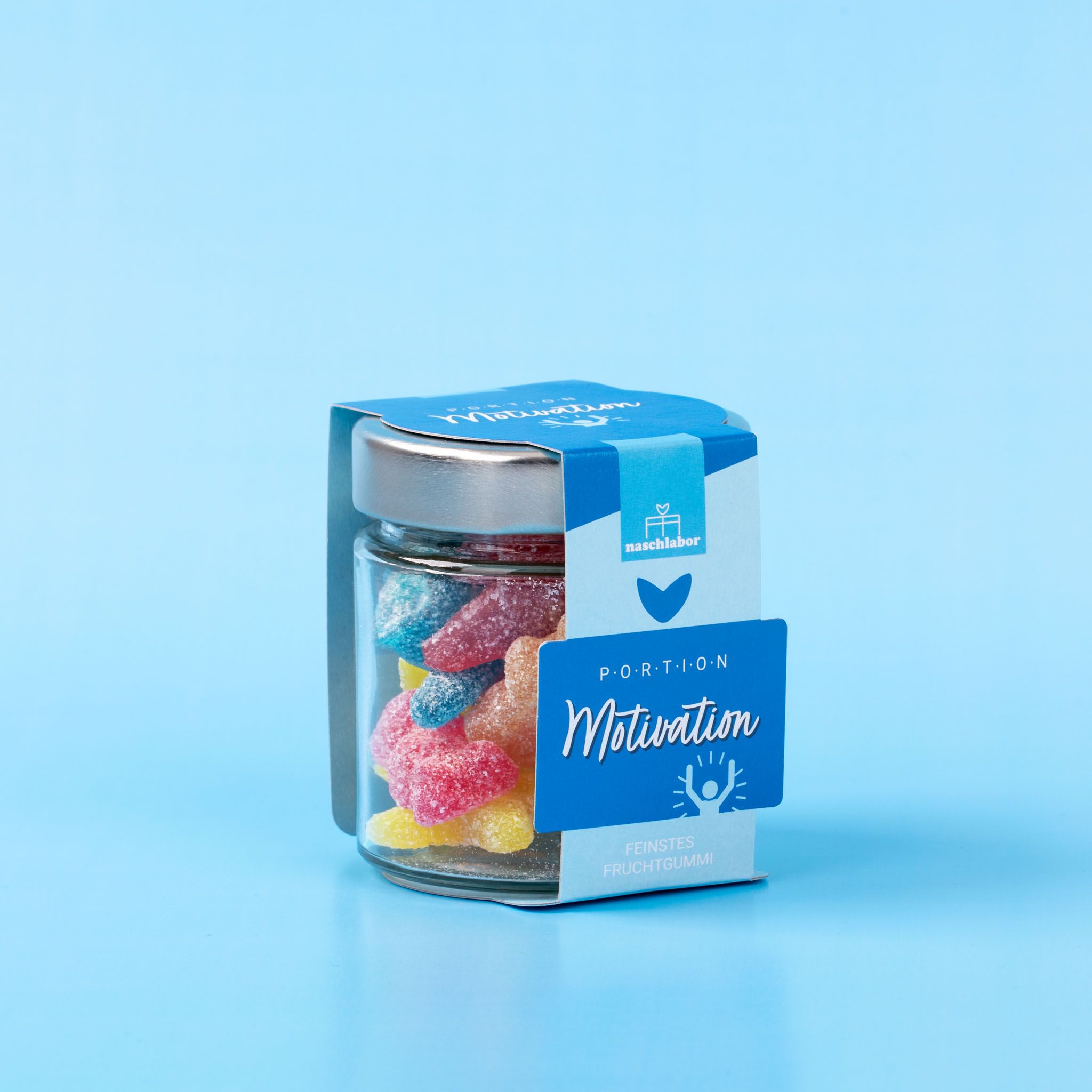 naschlabor 8 Gläser Fruchtgummi Portion Motivation Groß-Verpackung