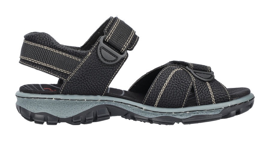 Rieker Sandale  , Sommerschuh, Outdoorschuh, Keilabsatz, in Trekking-Optik