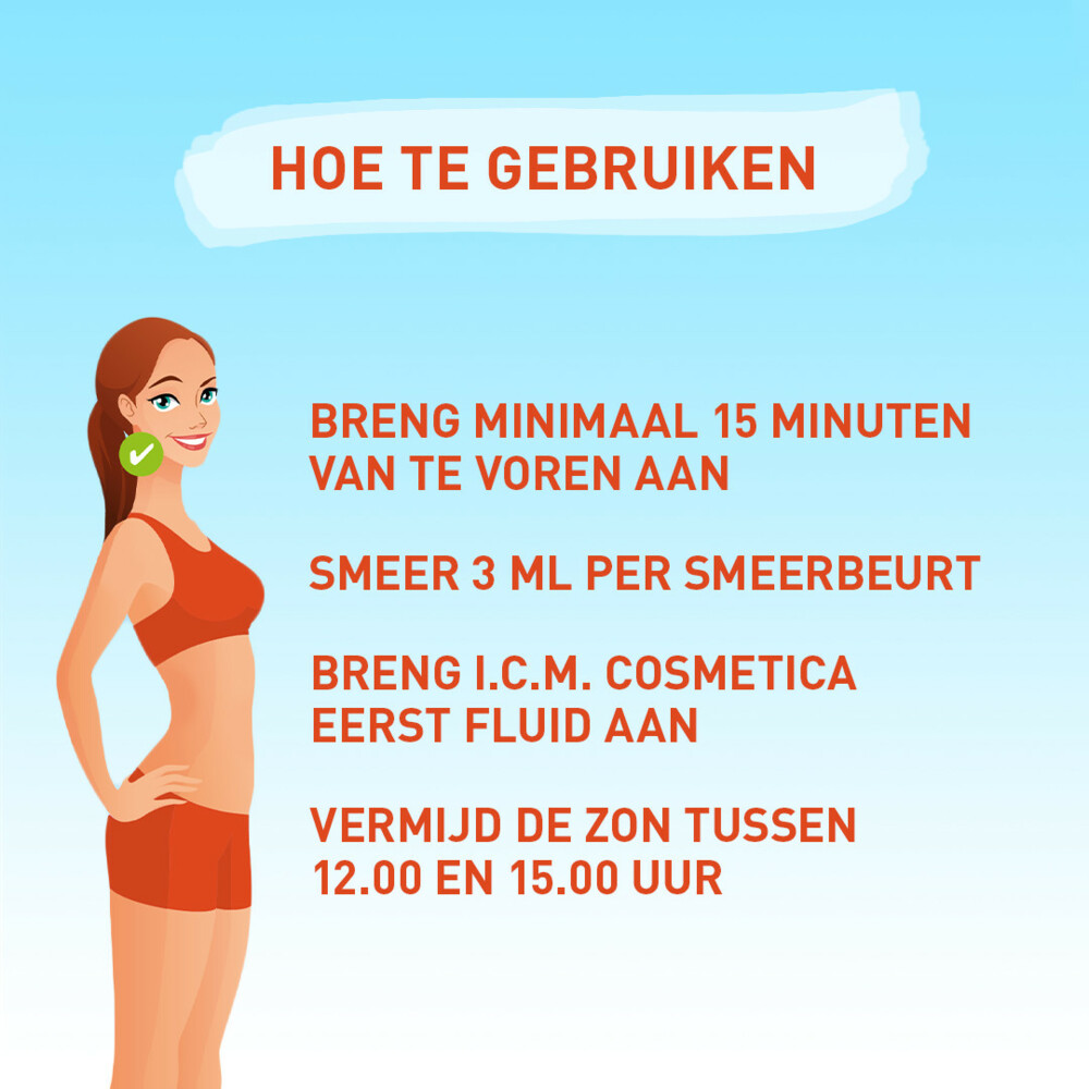 Vision Zonnebrand Face Fluid SPF 50+50 ml