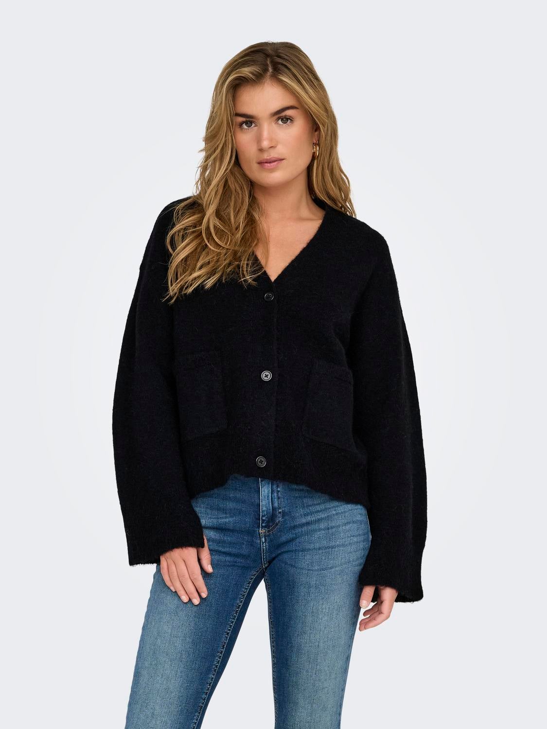 ONLALLISON Strickjacke Black