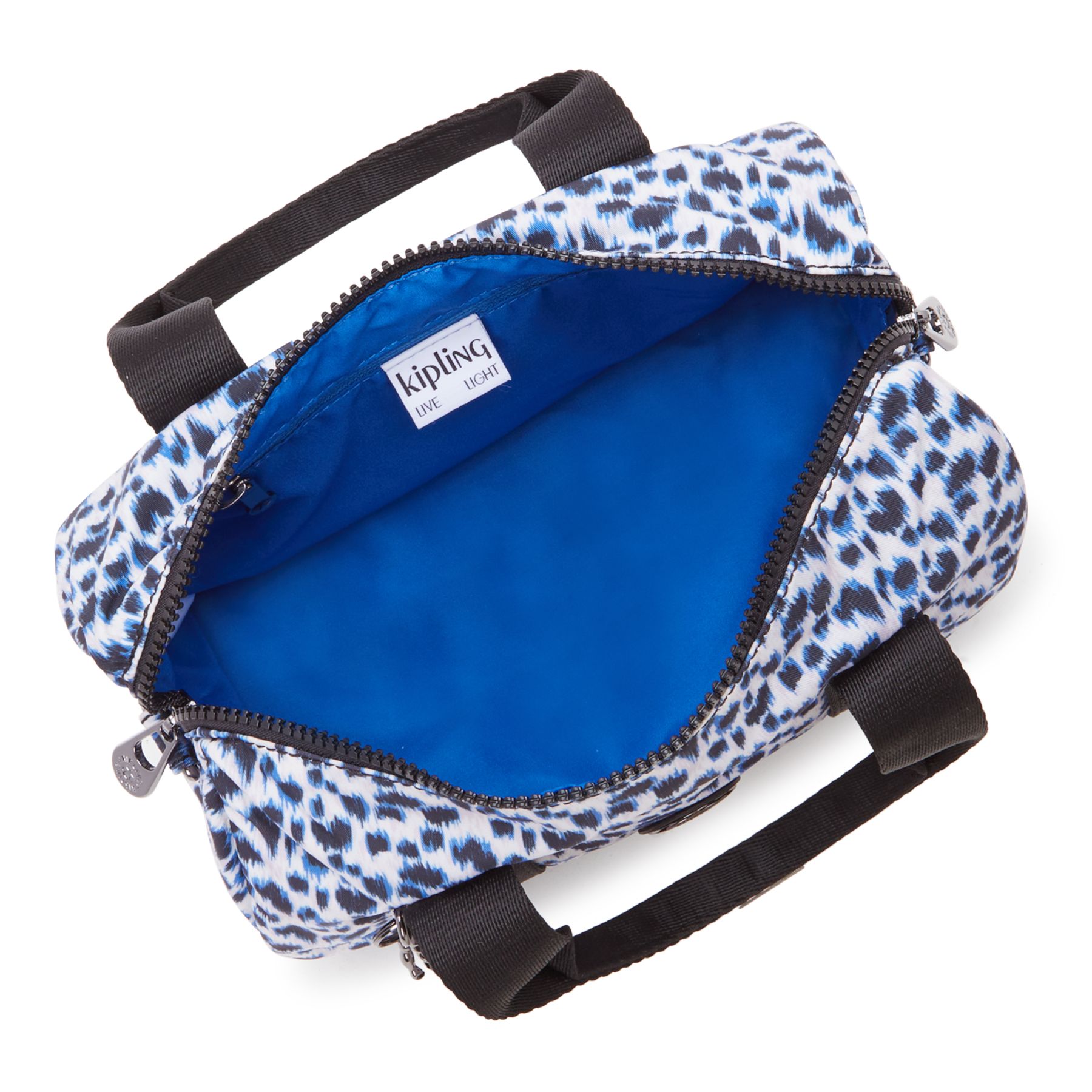 BINA M Sac à main de taille moyenne avec bandoulière ajustable amovible - Curious Leopard