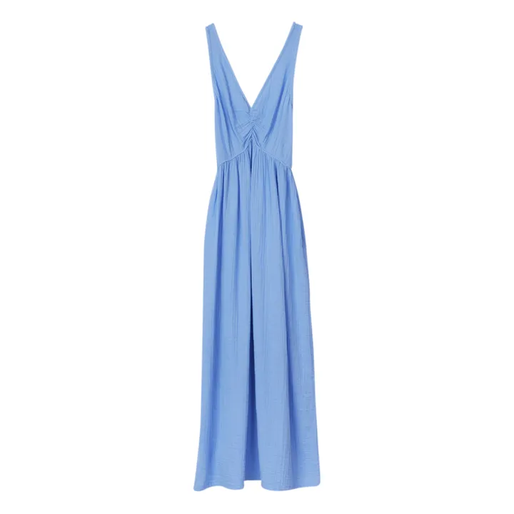 Xirena Robe Faedra Gaze de Coton | Bleu