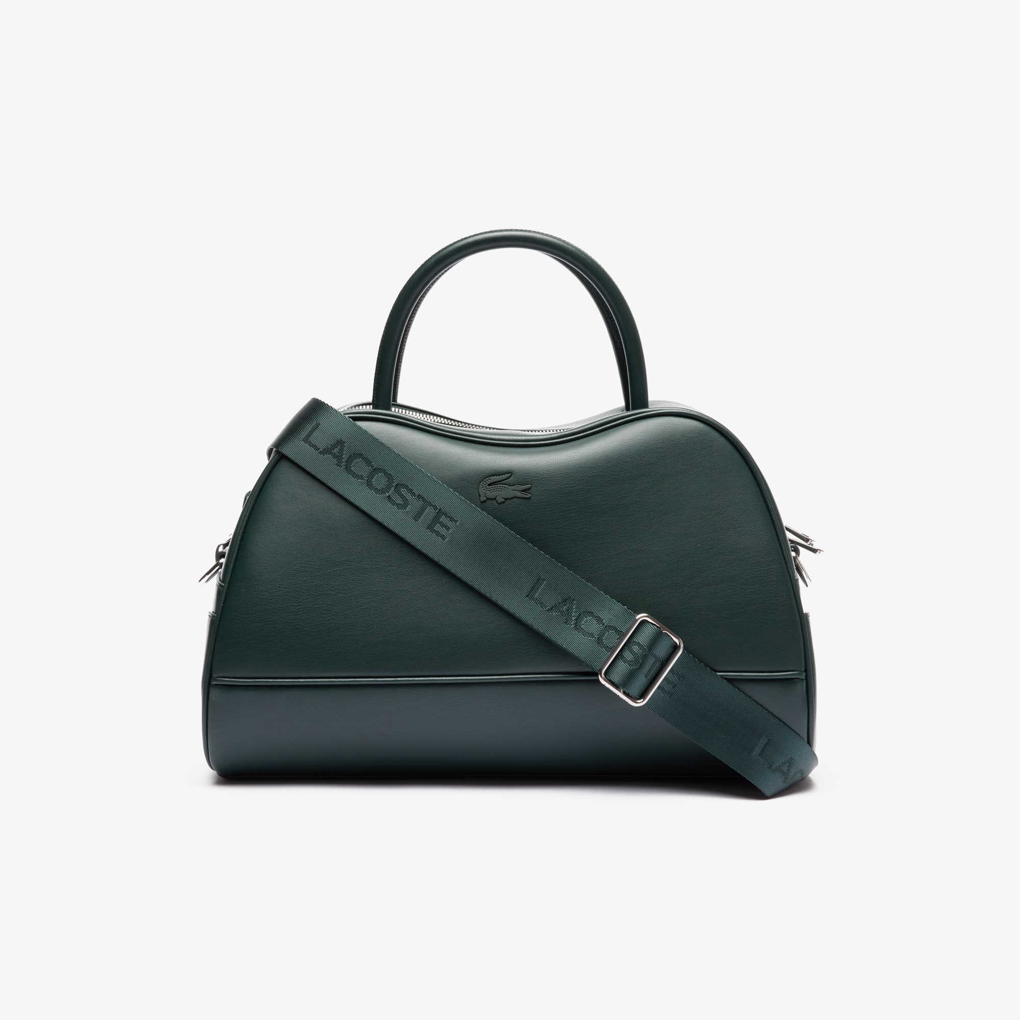 Grand sac à main Lora en cuir Sacs à main & Cabas - Vert - Lacoste - Femme