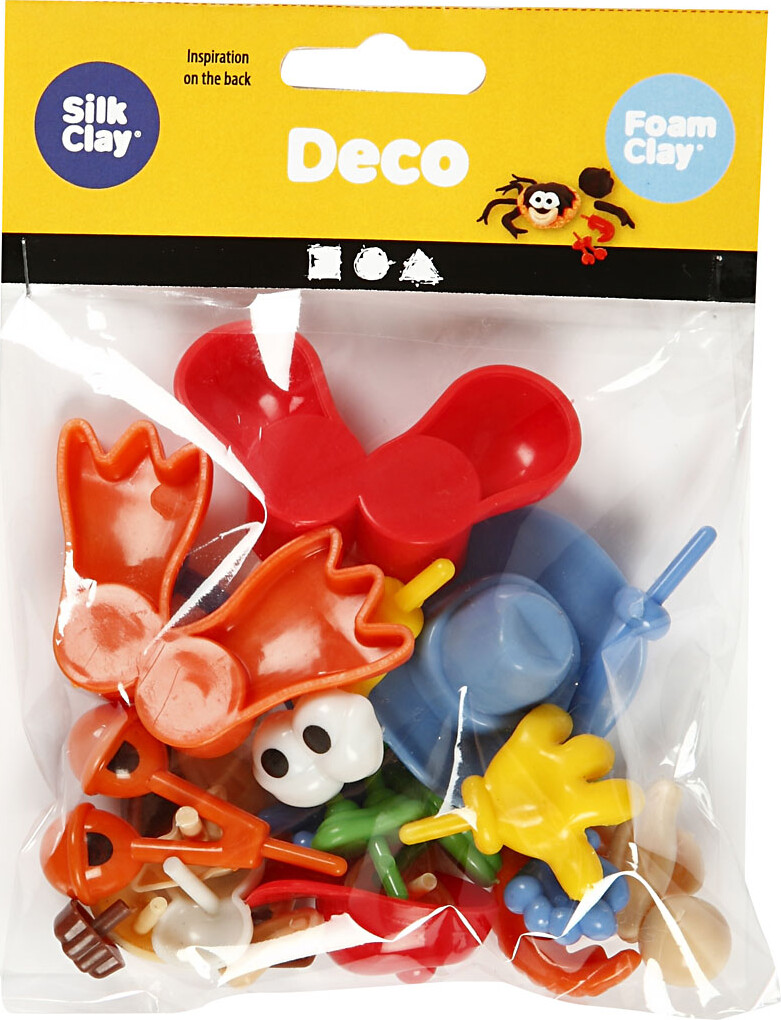 Kropsdele - Str. 0,8-6,8 CM - Assorterede Farver - 26 Stk