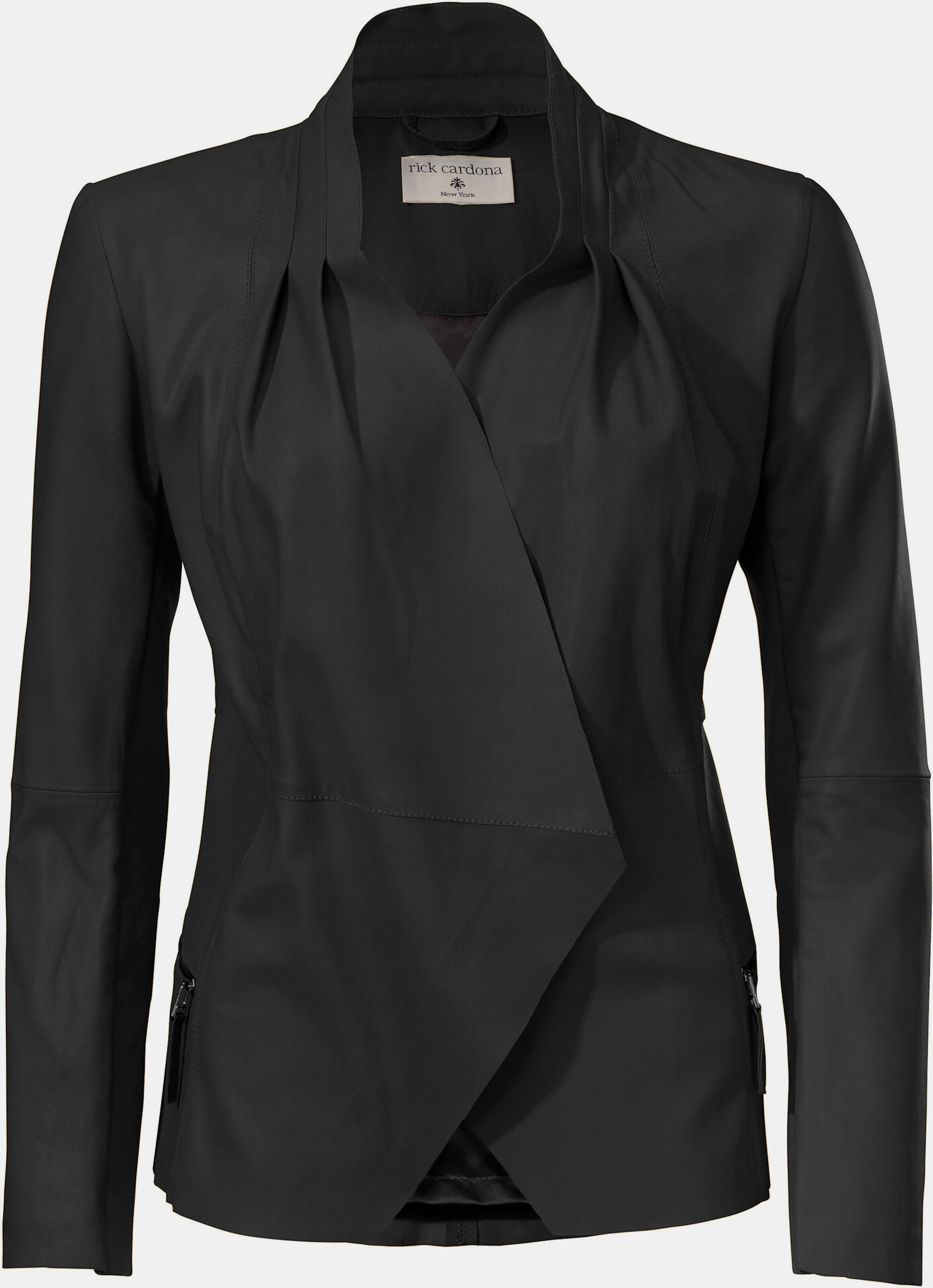 Leder-Jacke