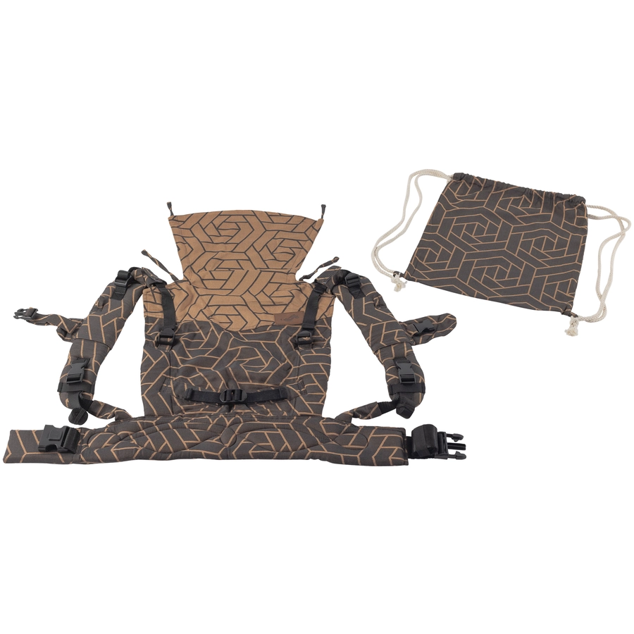 SCHMUSEWOLKE Babytrage Comfort Graphic Copper Modal