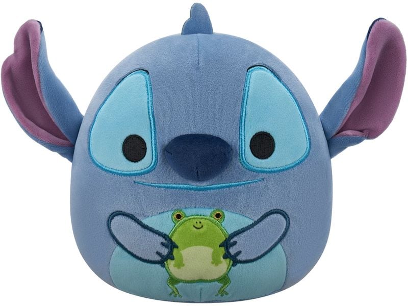 Squishmallows Plüsch Stitch mit Frosch 25 cm Superweiches und kuscheliges Plüschtier