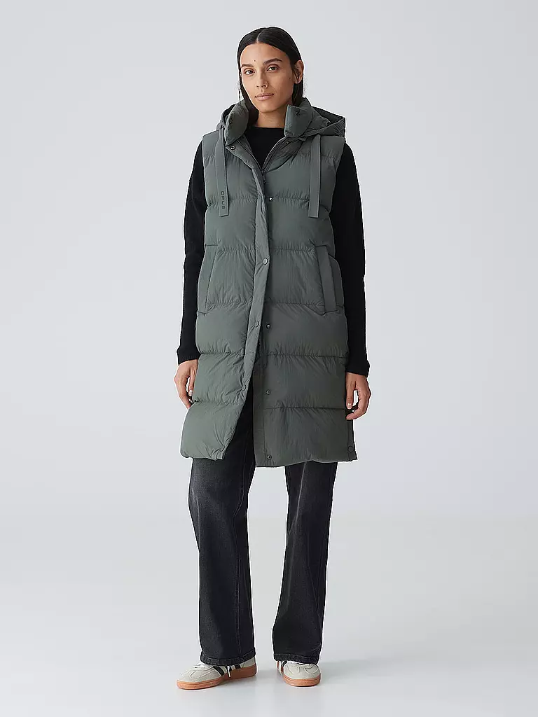 OPUS Steppgilet WIGILO dunkelgrün