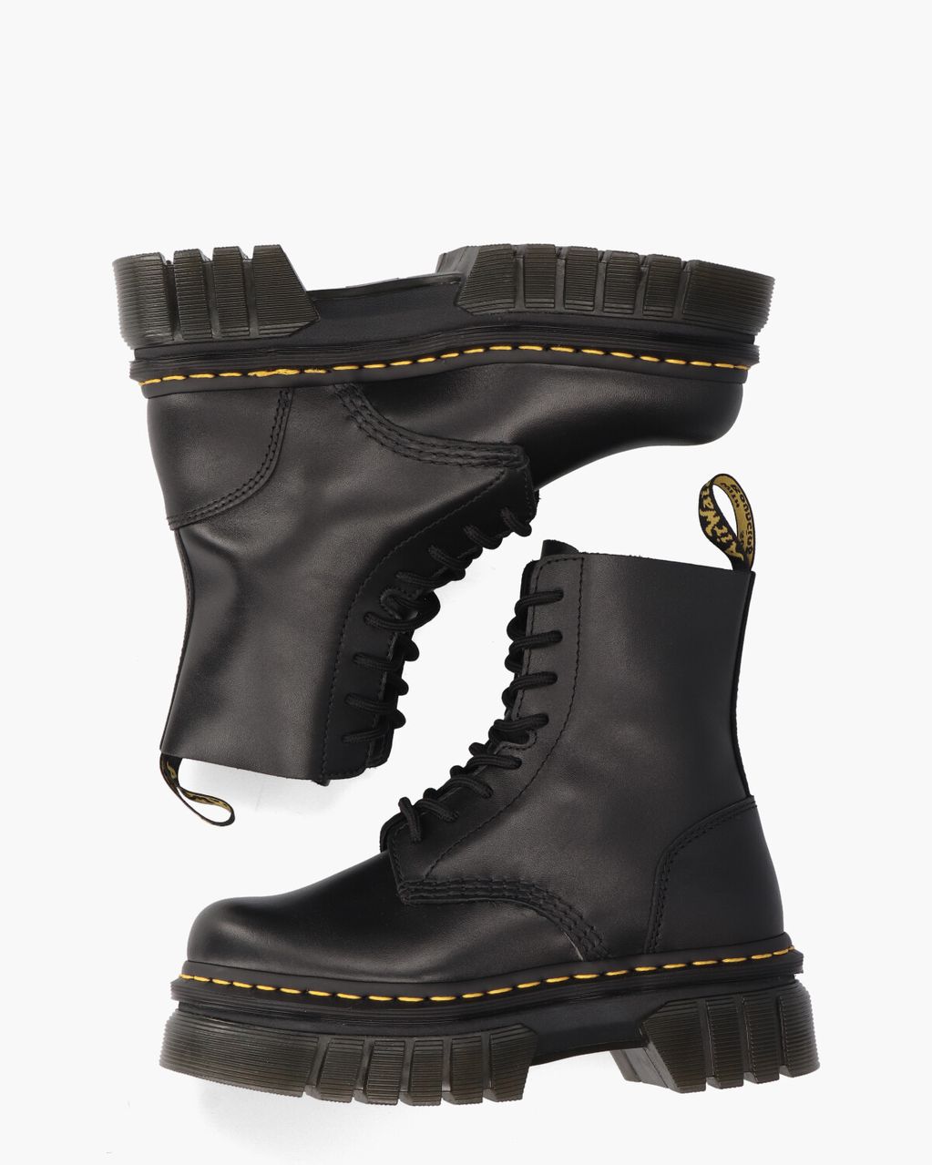Dr. Martens Audrick Platform Zwart Dames Veterboots