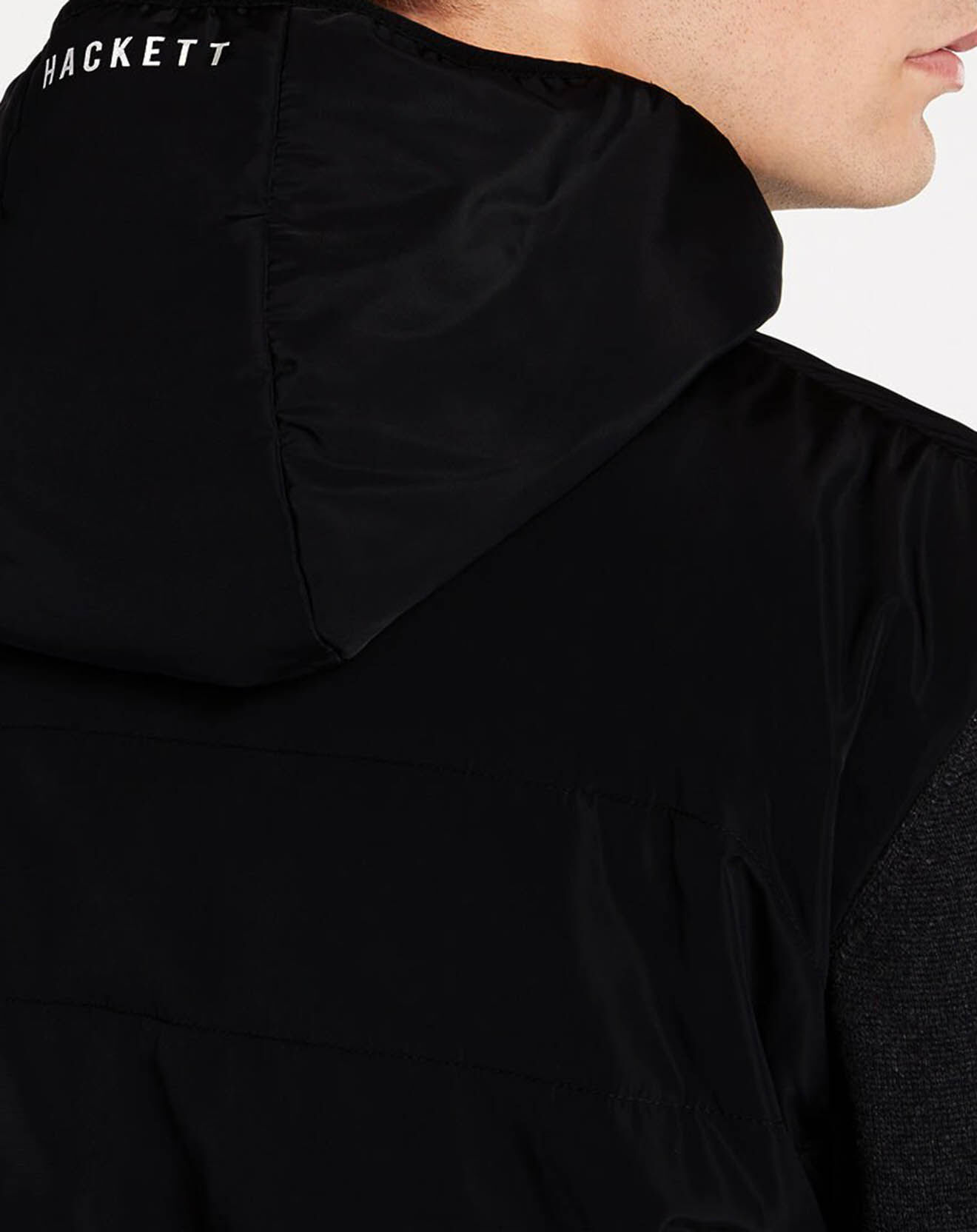 Hackett London Sweat Aston Martin Racing Hood zippé gris