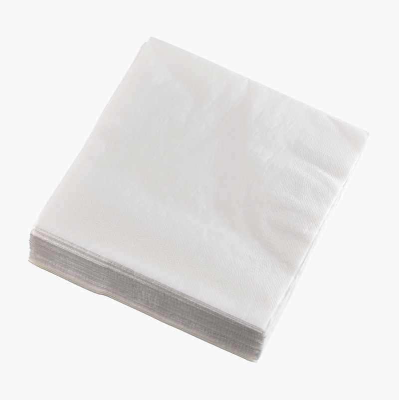 Papirserviett hvit, 50-pk.
