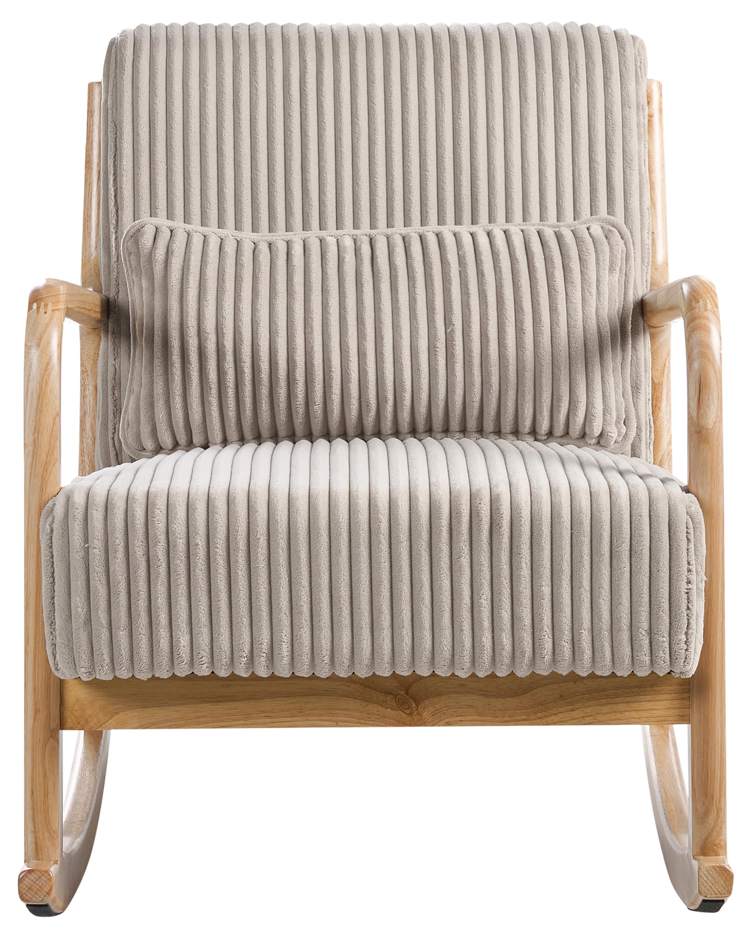 Schommelstoel SORSELE Corduroy Beige