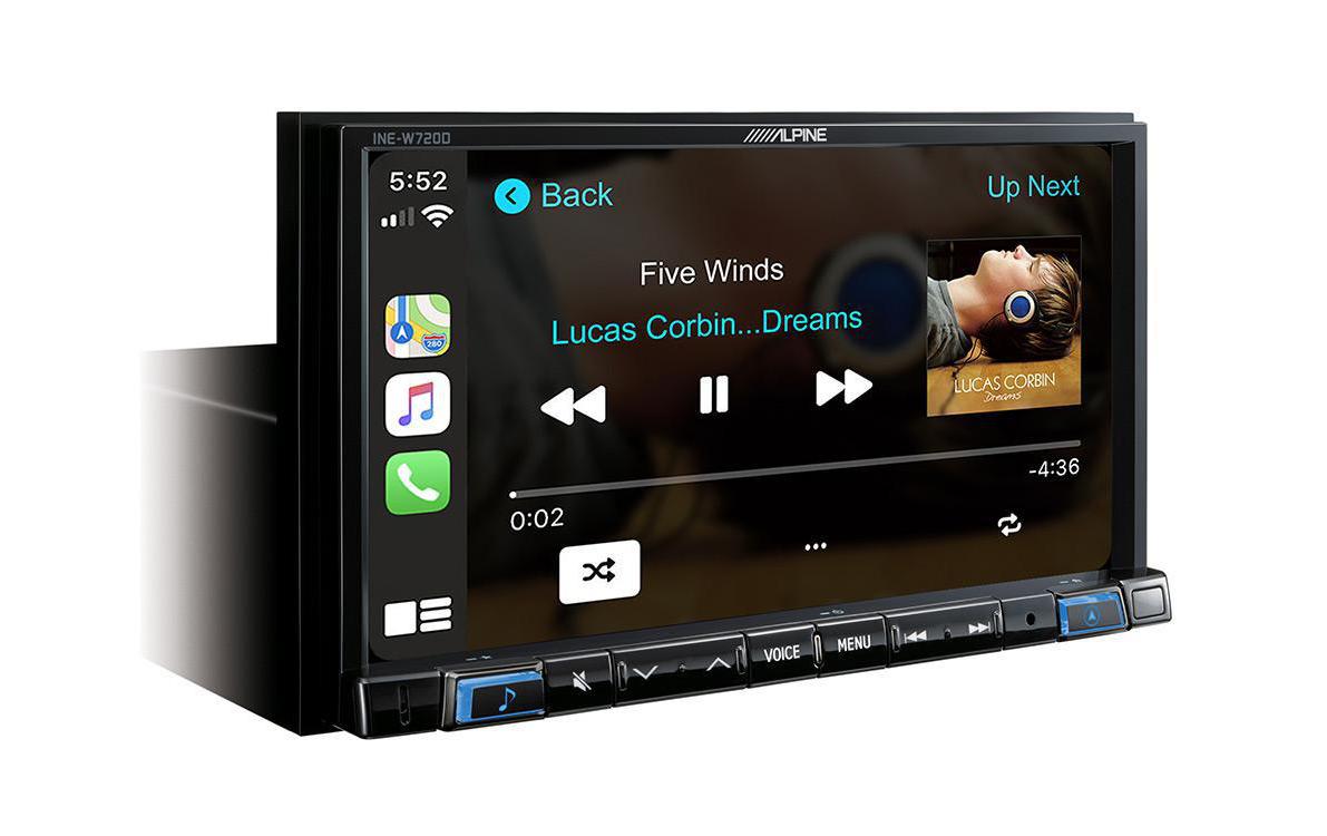 Autoradio INE-W720D 2 DIN<br>Autoradio mit DAB/DAB+-Tuner