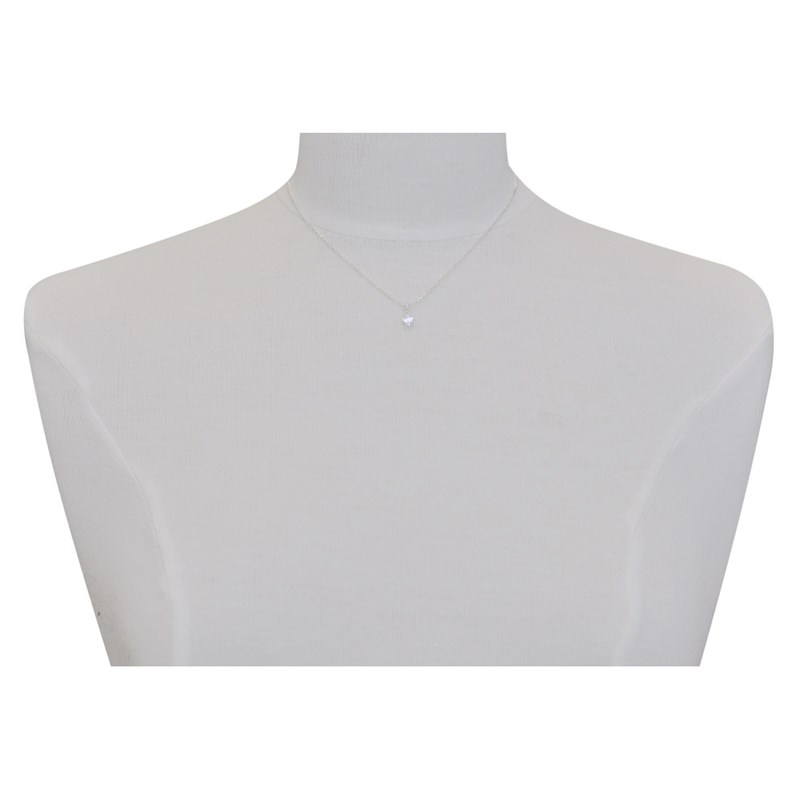 Collier Chaine Argent et Strass