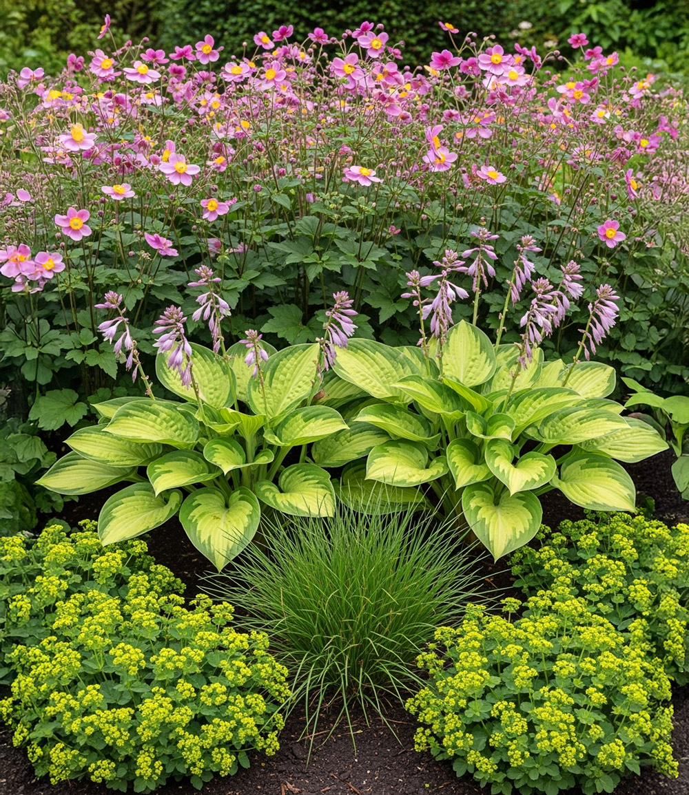 Staudenbeet 'Schattengarten'