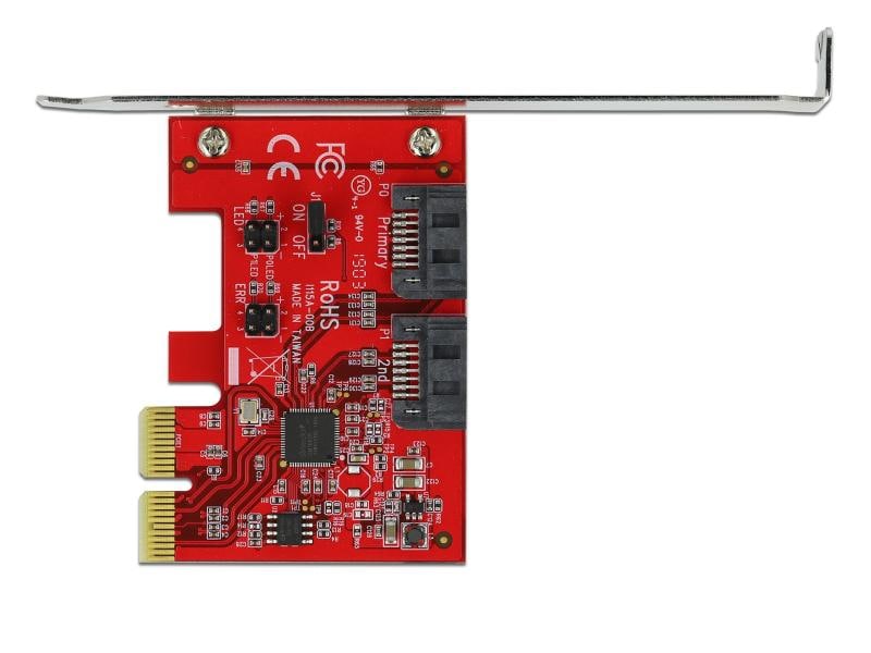 Delock RAID-Controller 2 Port SATA RAID1 Delock 2 Port SATA PCI Express Karte mit RAID 1