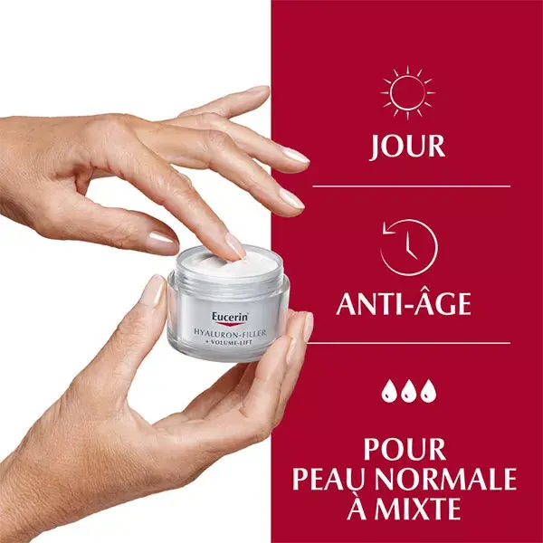 Creme de dia antienvelhecimento Eucerin Hyaluron Filler + Volume Lift FPS 15 50ml