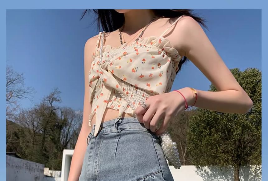 Notica - Low Rise Denim Mini Mermaid Skort