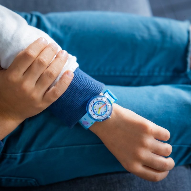 Montre Unisexe CHTIME bracelet Silicone Bleu