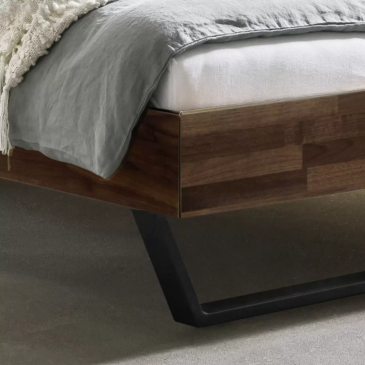 Hasena Bett 140x200 Sariano 140 x 200 Dunkelbraun