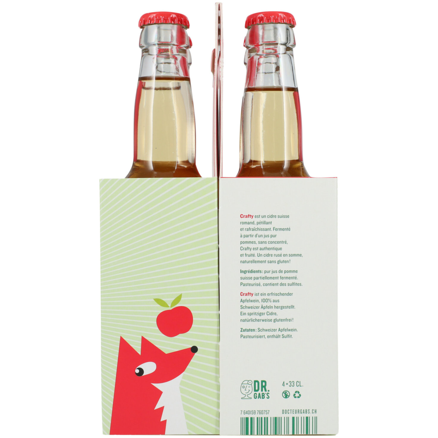 Crafty Cidre artisanal 4x33cl -132cl
