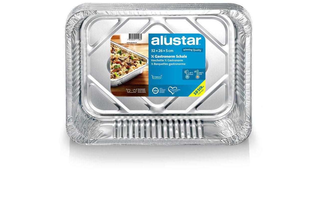 Grillschale 32 cm x 26 x 5 cm 10 StückGrillschale, 26 x 32 cm