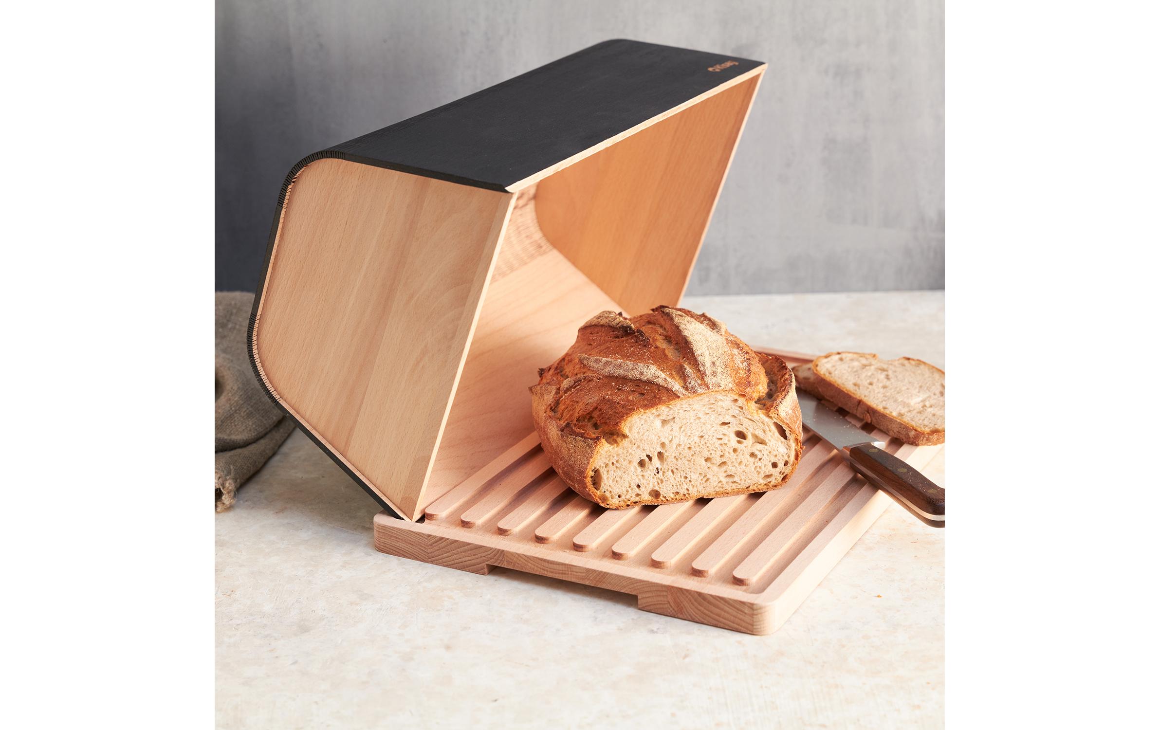 Brotkasten Paris BucheKombination aus Brotbrett und Brotkasten