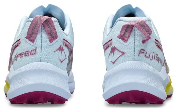 Chaussures de Trail Running Femme Asics Fujispeed 2 Bleu Rose