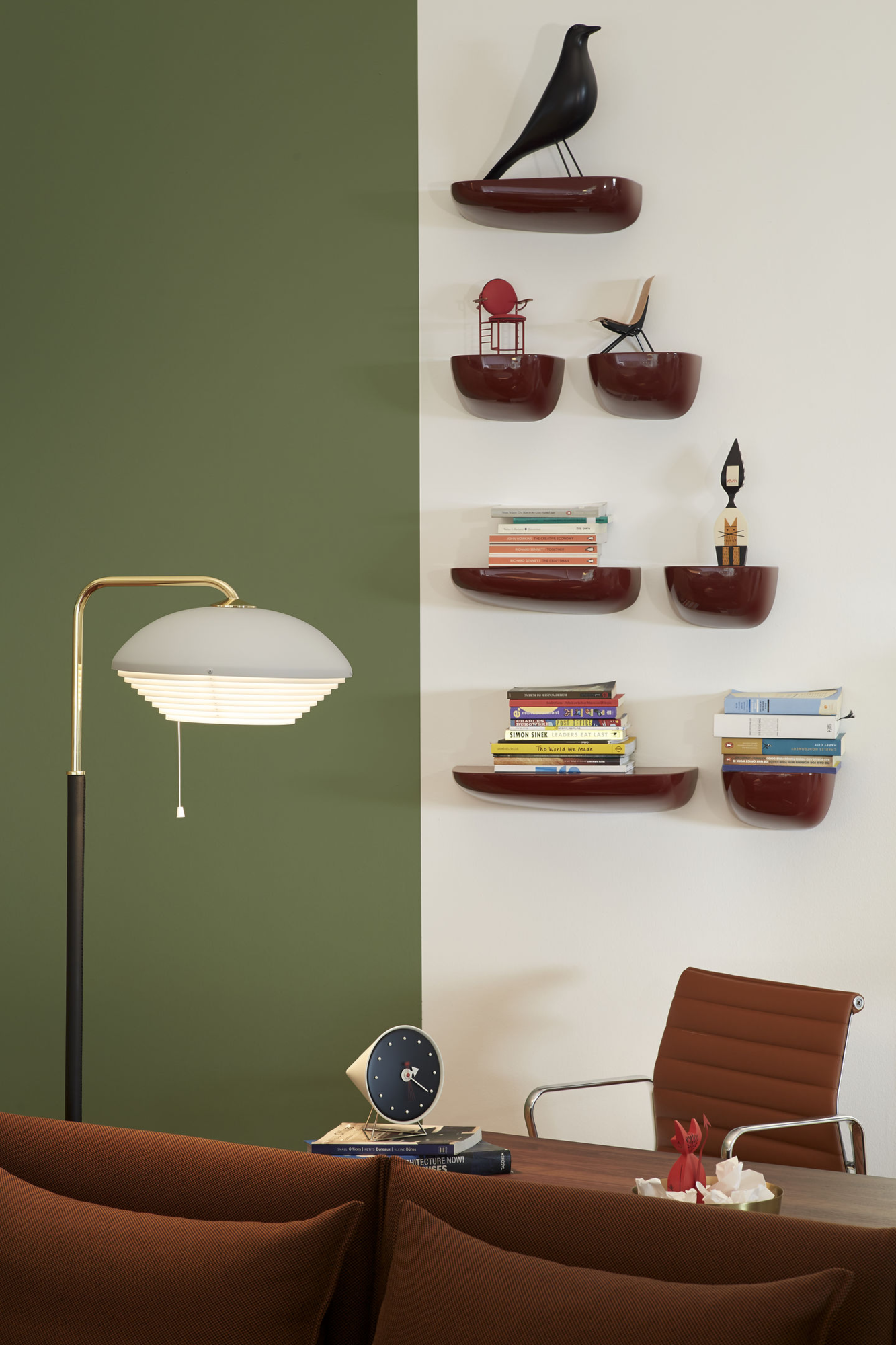 Wandplank Corniche L zwart