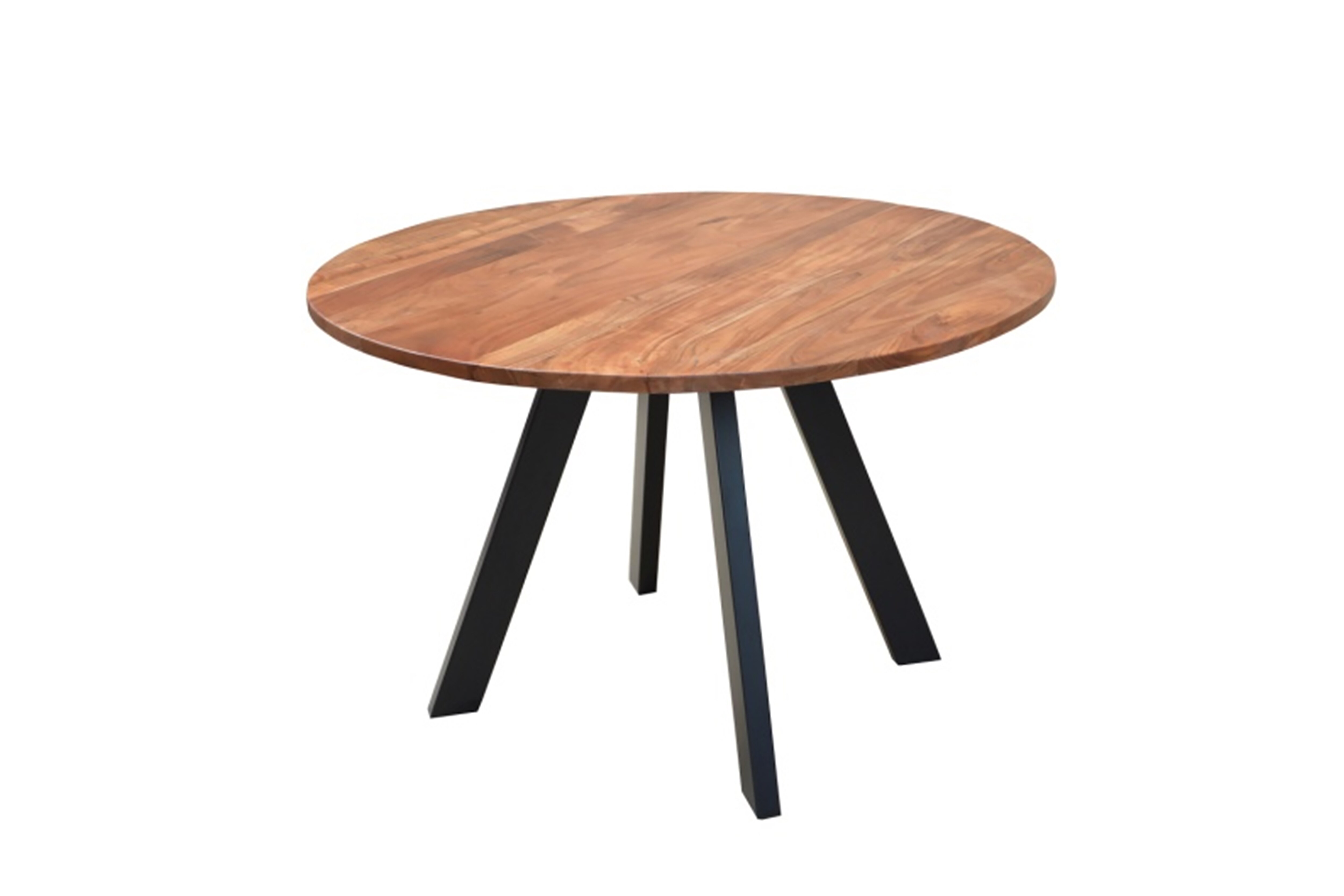 byLIVING Esstisch TARA, Breite 120 cm, Akazie natur/schwarz