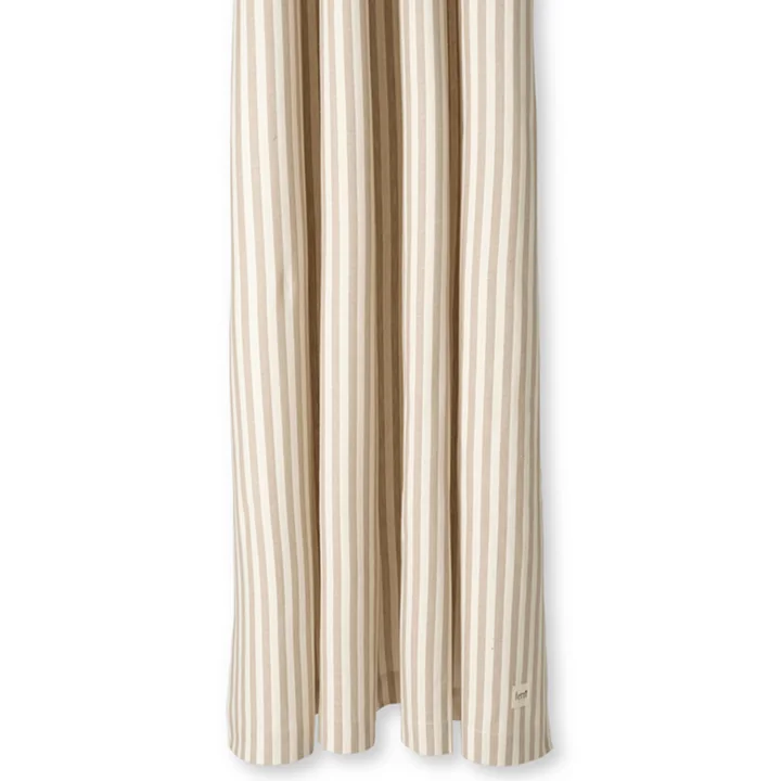 Ferm Living - Chambray Duschvorhang, sand / off-white